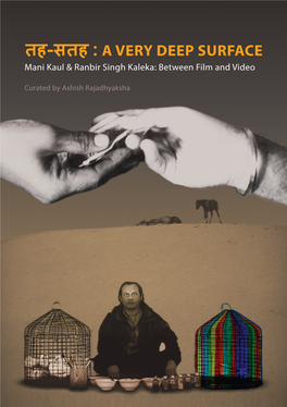 तह-सतह : a VERY DEEP SURFACE Mani Kaul & Ranbir Singh Kaleka: Between Film and Video
