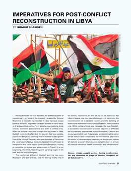 Imperatives for Post-Conflict Reconstruction in Libya