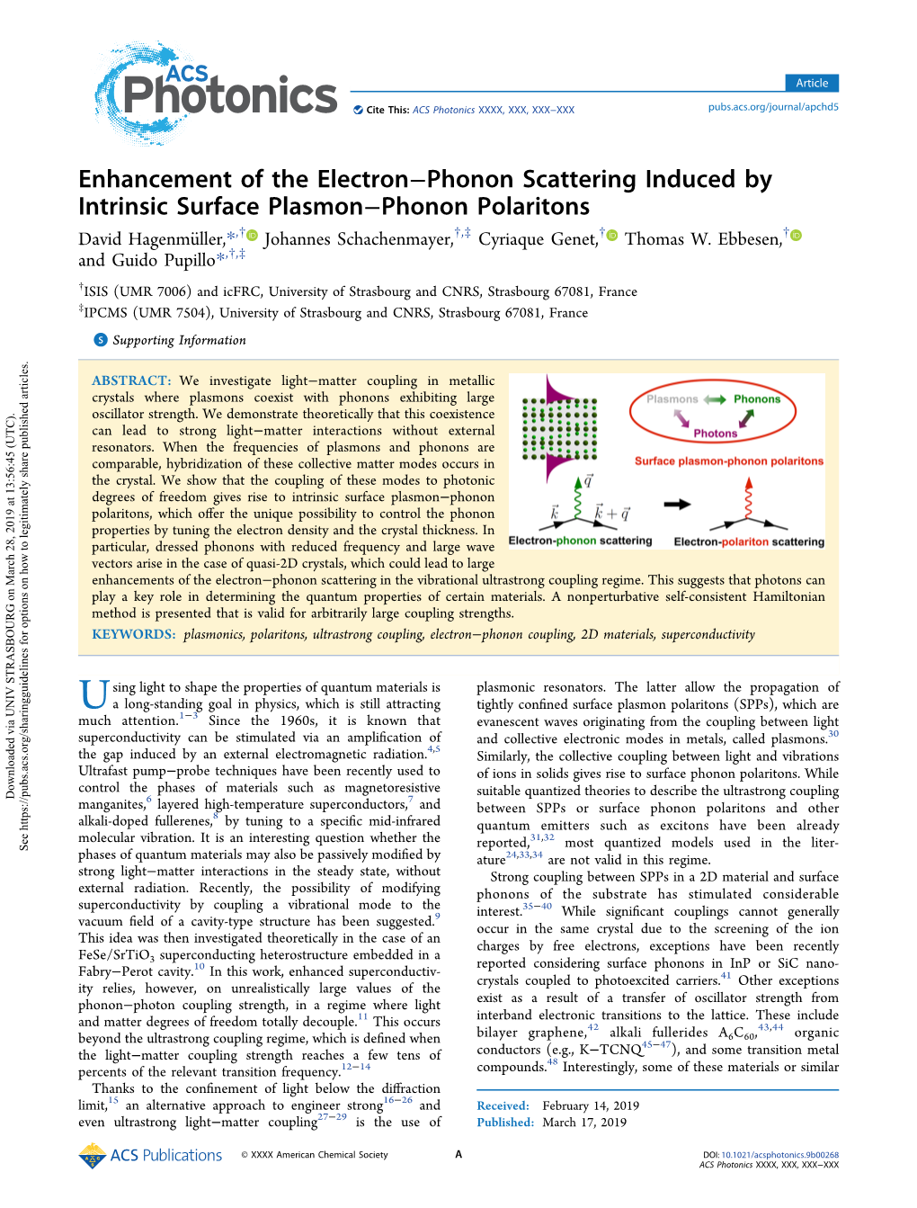 Enhancement of the Electron–Phonon Scattering Induced By