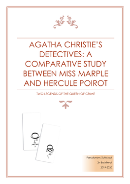 A Comparative Study Between Miss Marple and Hercule Poirot
