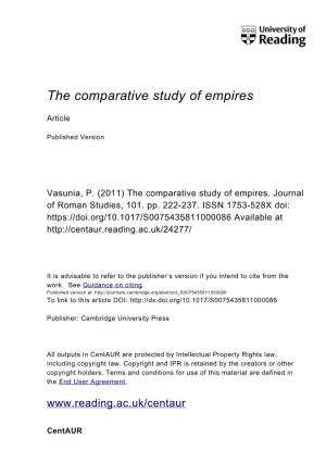 The Comparative Study of Empires
