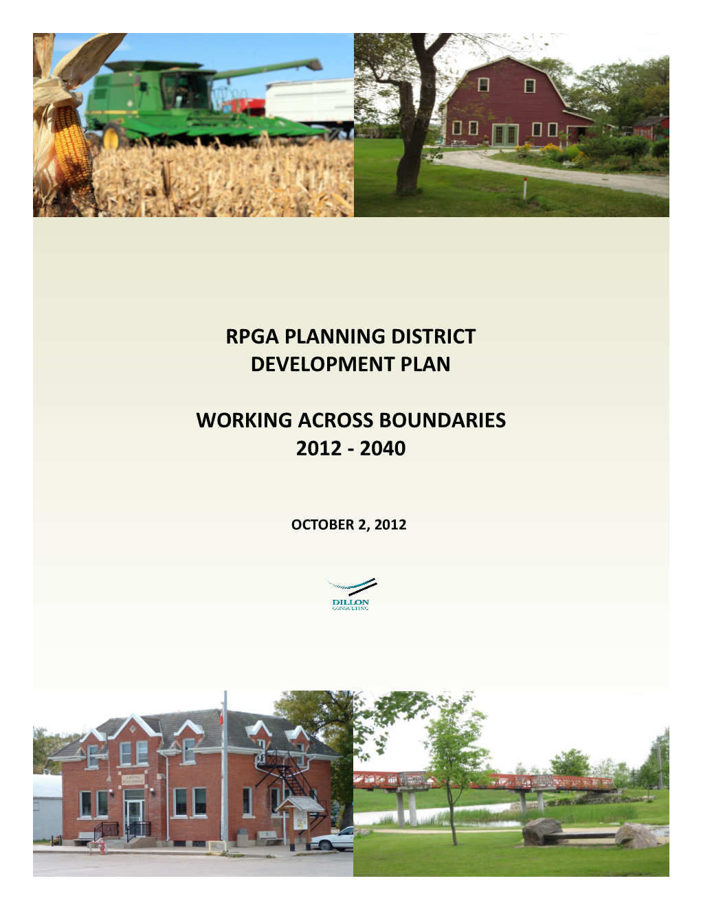 Rpga Planning District Development Plan Working Across Boundaries 2012