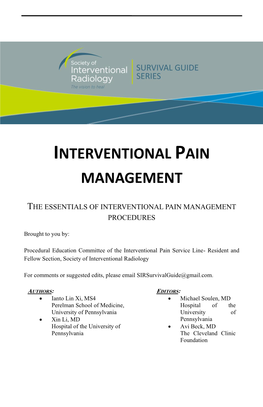 Percutaneous Celiac Plexus Neurolysis for Pain Palliation