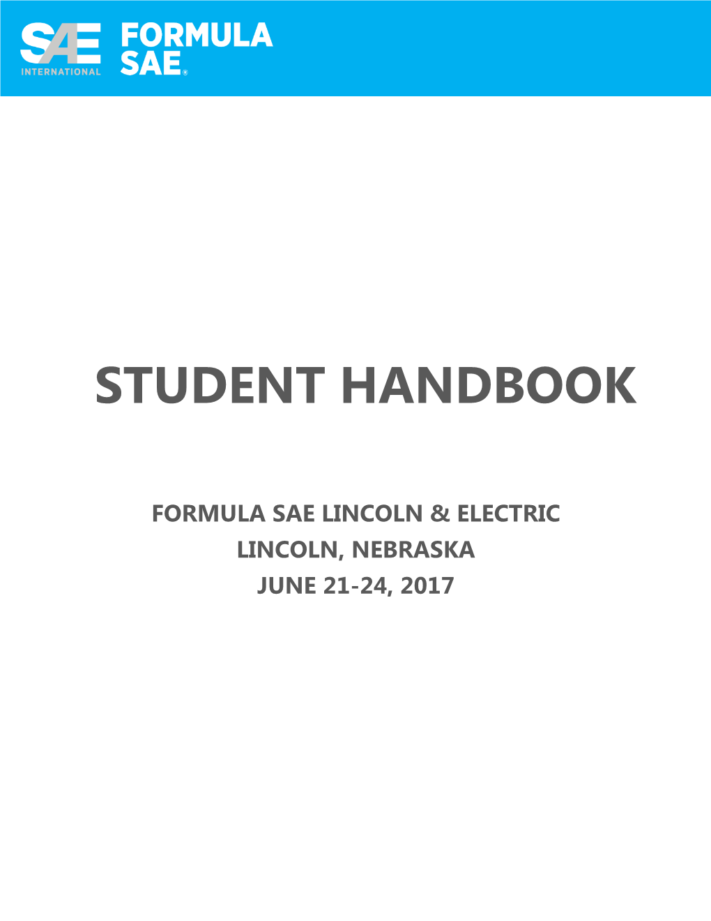 Student Handbook