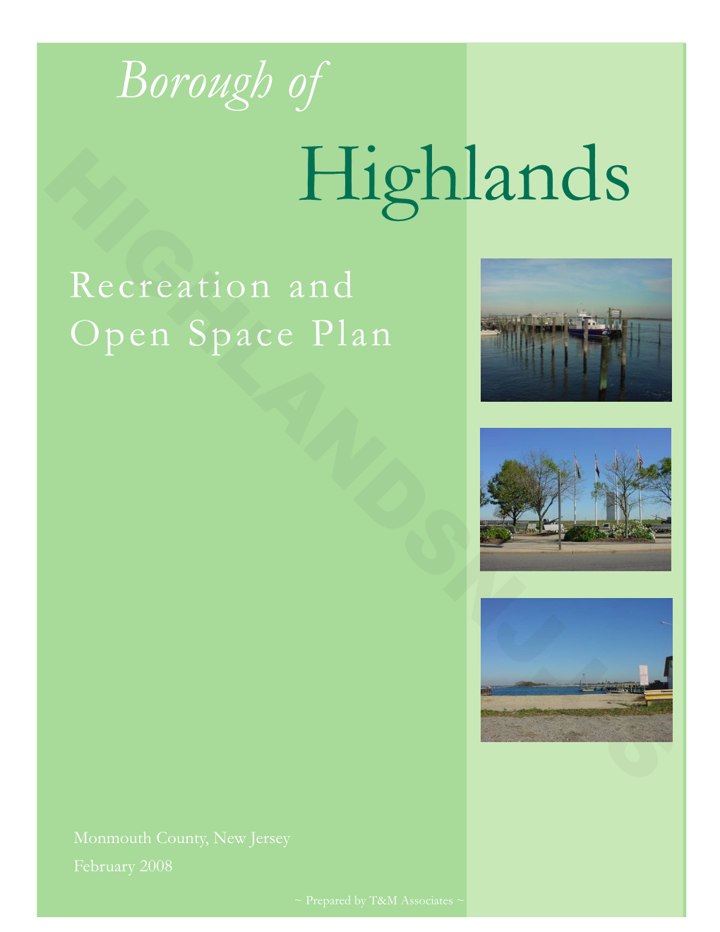 Borough of Highlands Recreation and Open Space Plan