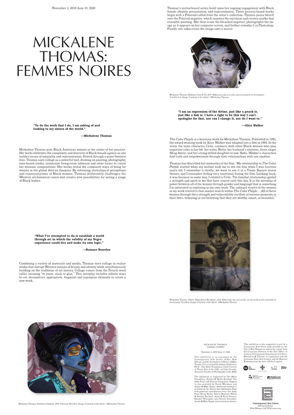 Mickalene Thomas: Femmes Noires