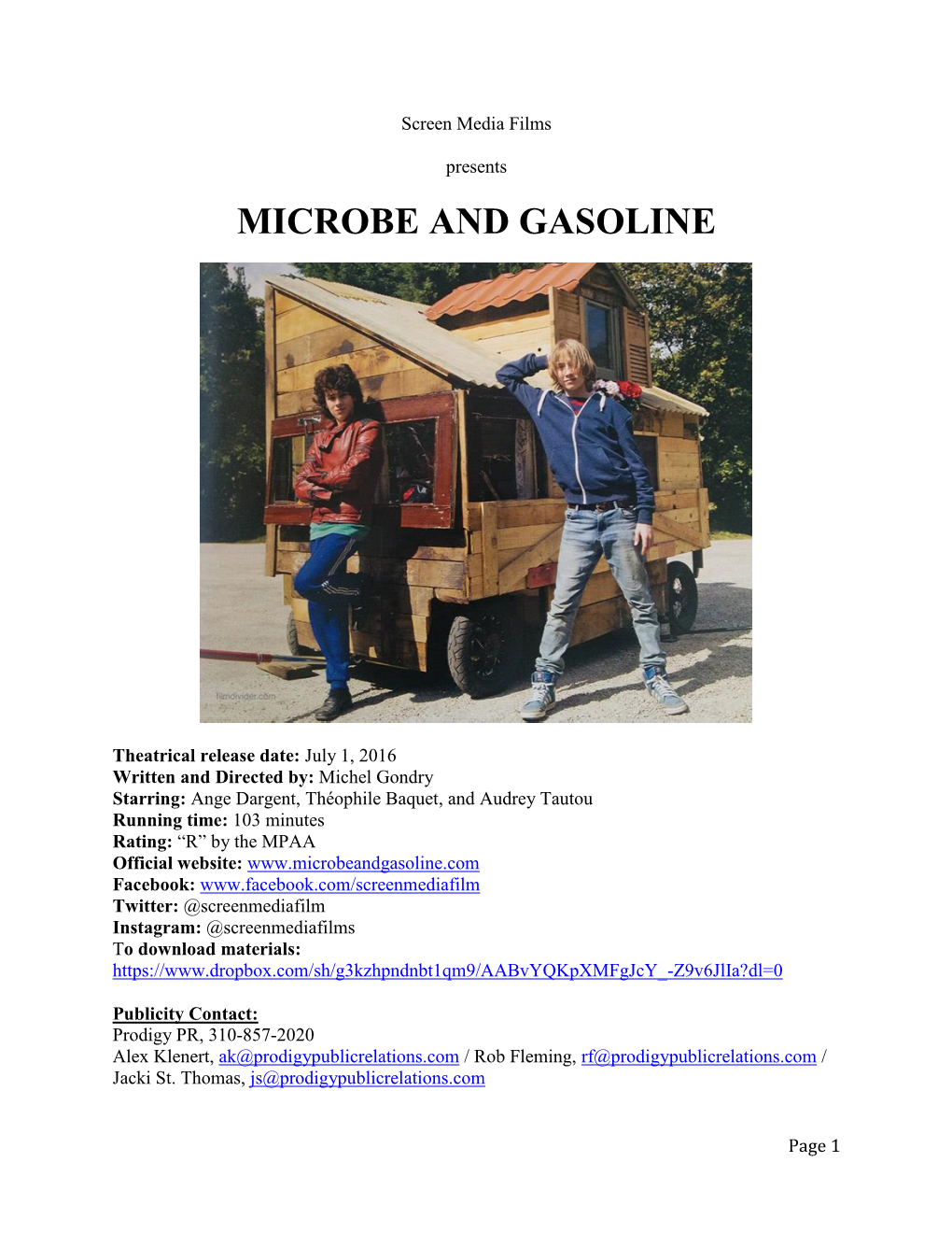 Microbe and Gasoline