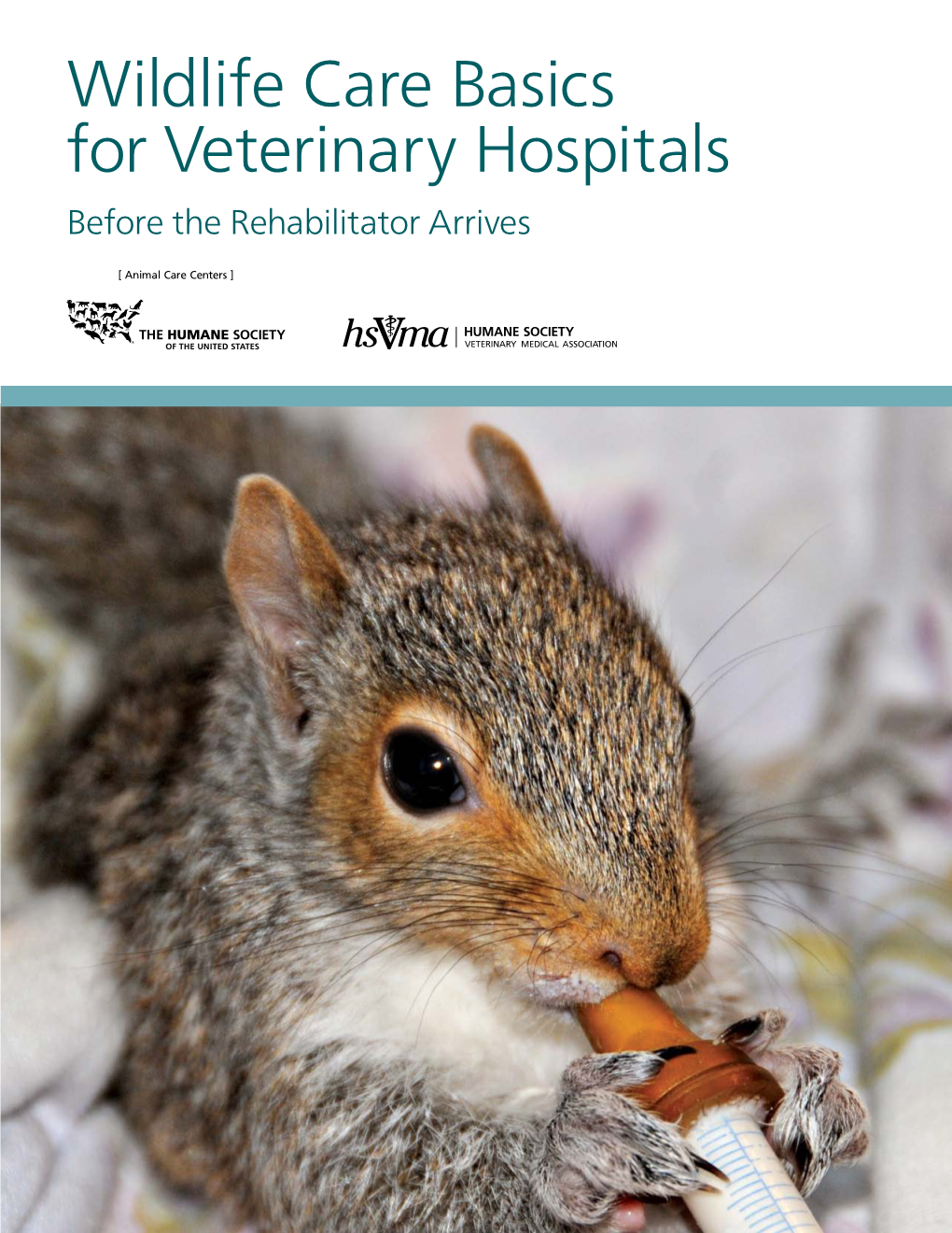 Wildlife Care Basics for Veterinary Hospitals Before the Rehabilitator Arrives a Word About Author The