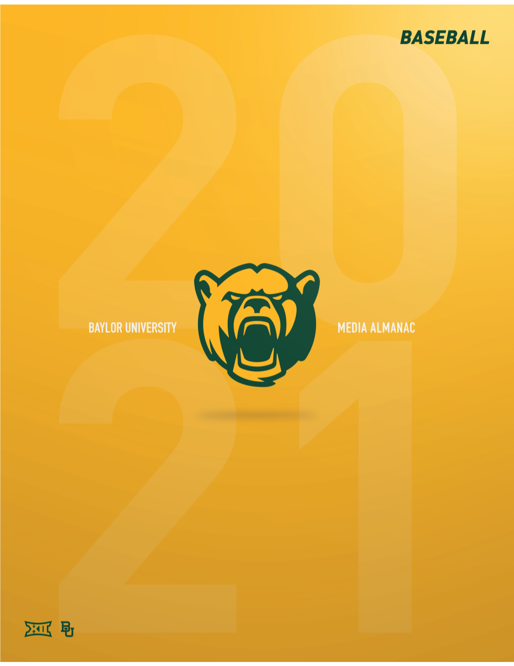 2021 Baylor Baseball Media Almanac