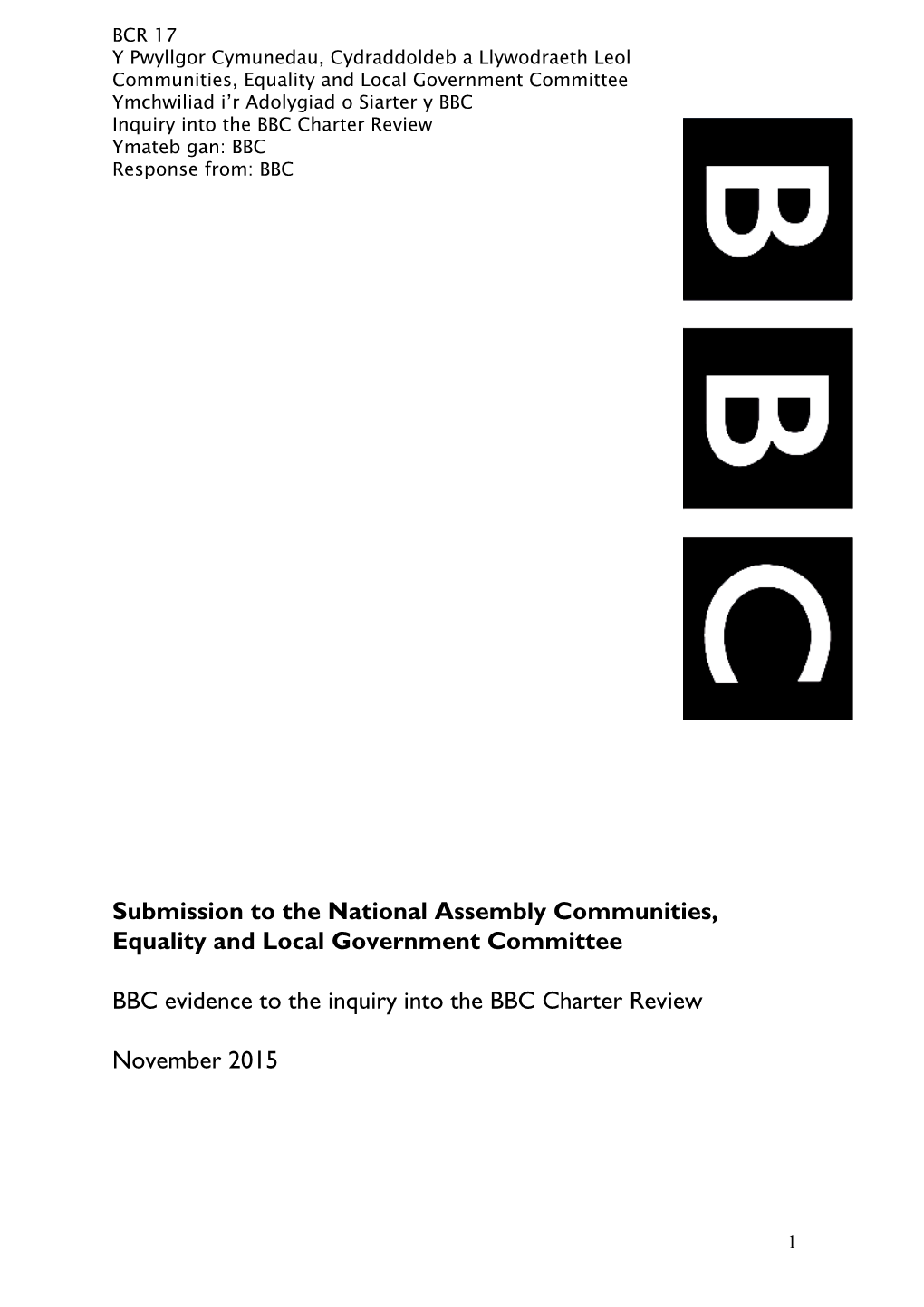 BBC Cymru Wales Operating Model