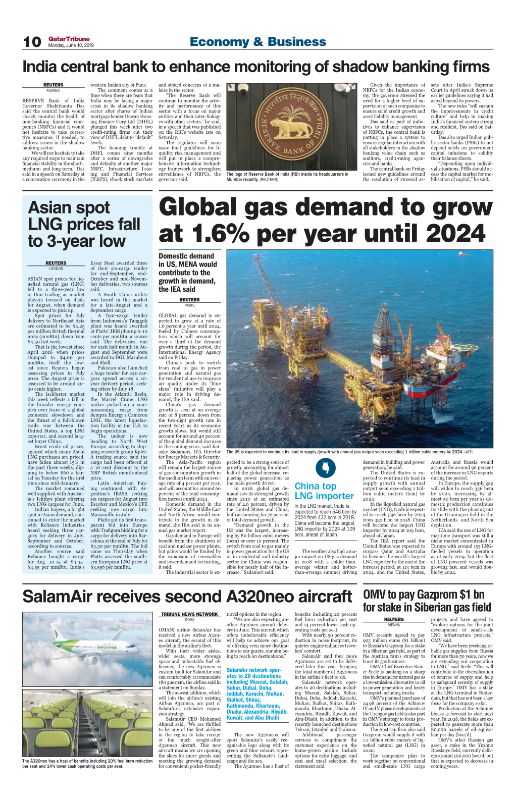 Global Gas Demand to Grow at 1.6% Per Year Until 2024