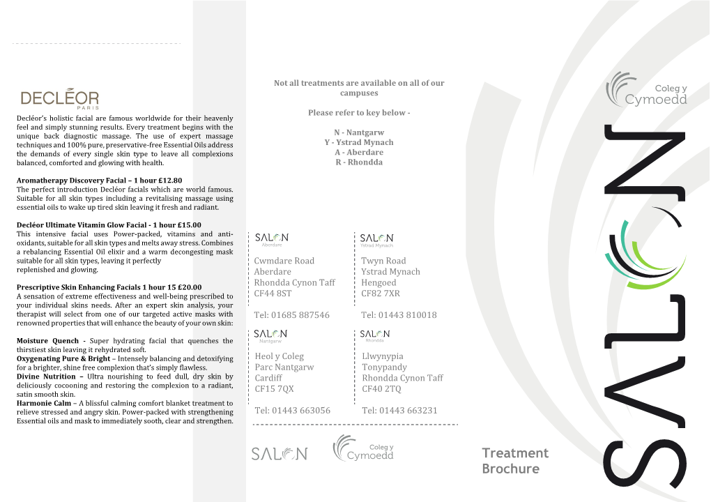 Treatment Brochure