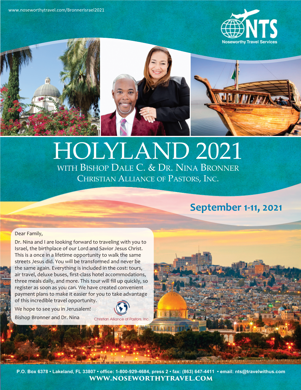 HOLYLAND 2021 with Bishop Dale C