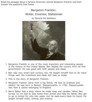 Benjamin Franklin: Writer, Inventor, Statesman by Pamela Hill Nettleton