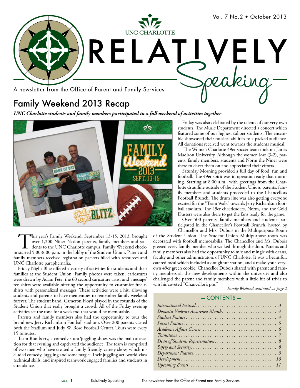 Family Weekend 2013 Recap