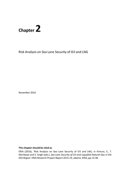 Chapter 2 Risk Analysis on Sea Lane Security of Oil And
