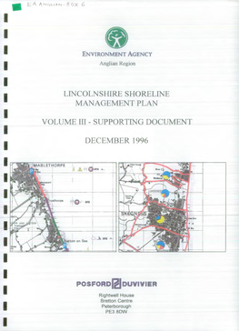 Lincolnshire Shoreline Management Plan Volume