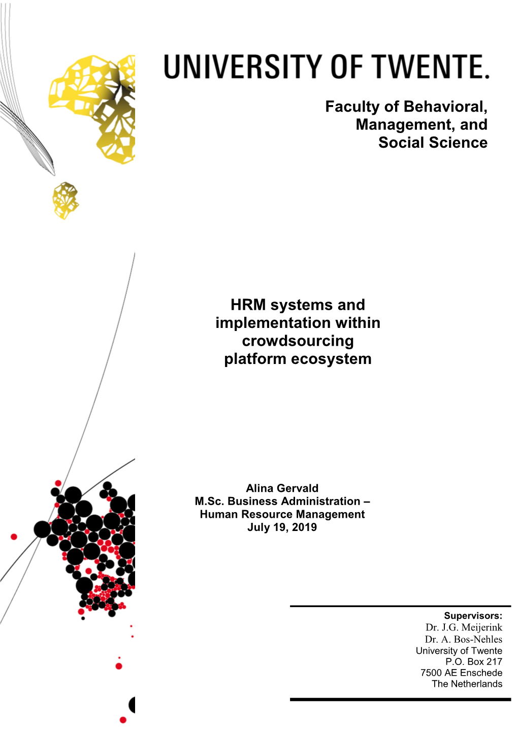 HRM Systems and Implementation Within Crowdsourcing Platform Ecosystem