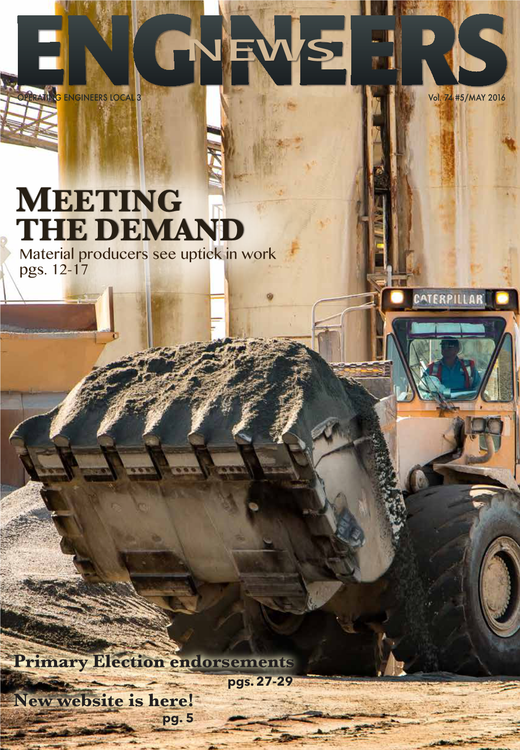 MEETING the DEMAND Material Producers See Uptick in Work Pgs