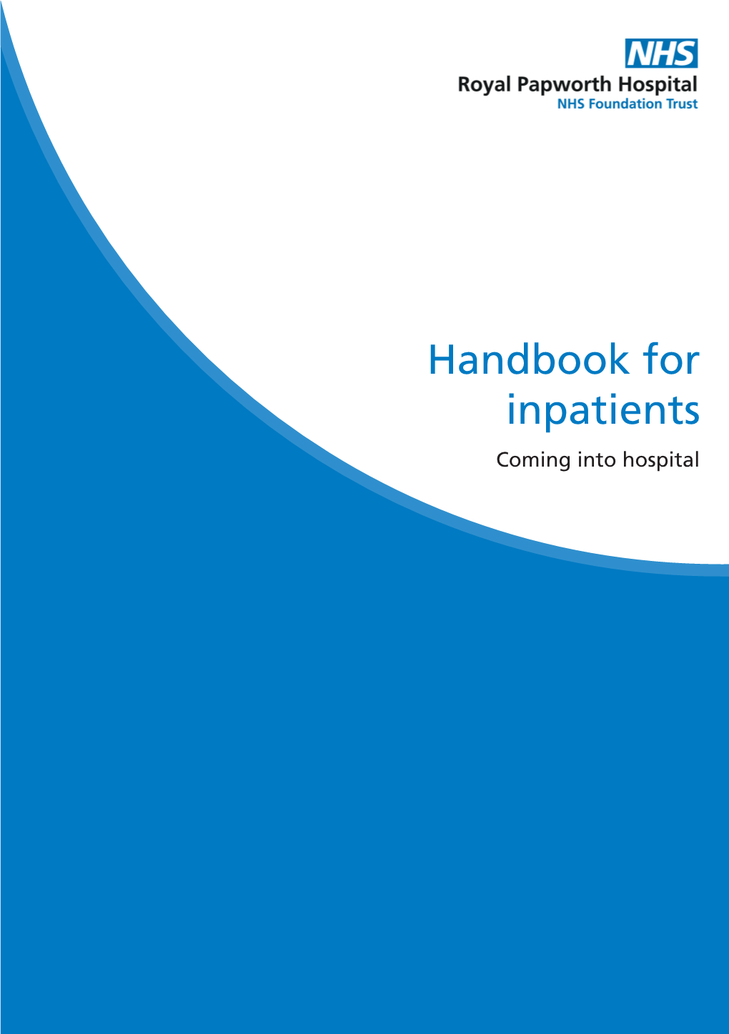 Handbook for Inpatients