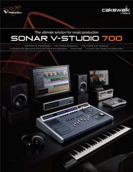 A New Era in Music Production Begins with SONAR V-STUDIO 700