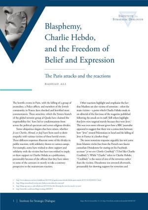 Blasphemy, Charlie Hebdo, and the Freedom of Belief and Expression
