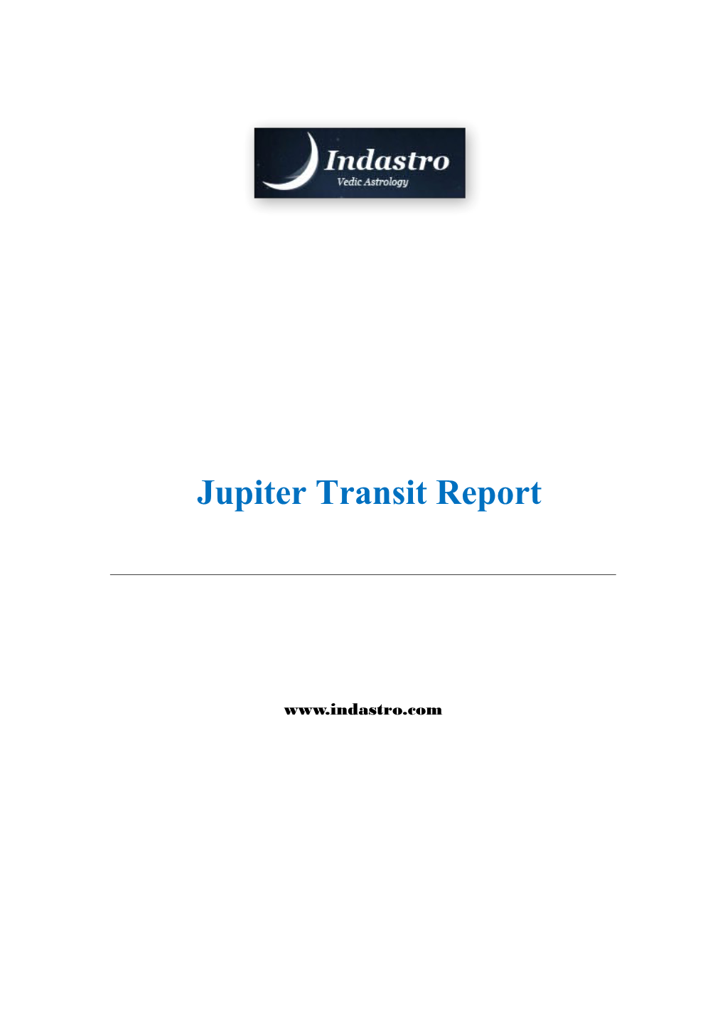 Jupiter Transit Report