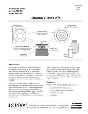 Chladni Plates Kit