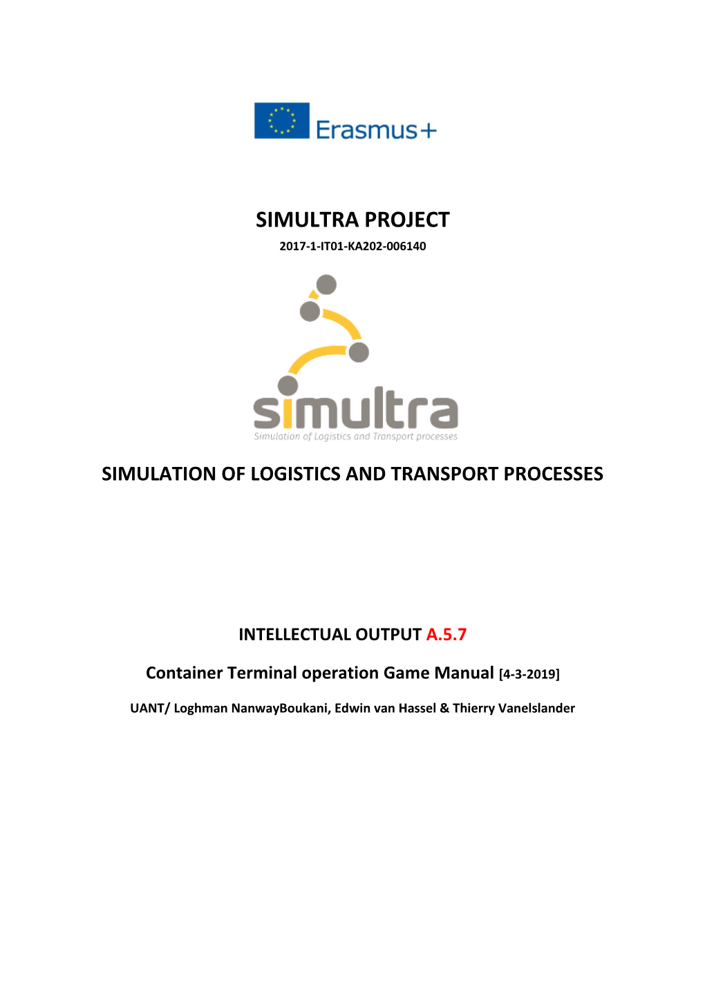 Simulation of Logistics and Transport Processes