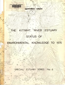 The Kitimat River Estuary Status of Environmental Knowledge To