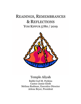 Readings, Remembrances & Reflections