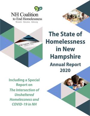 2020 State of Homelessness in New Hampshire Report Produced Annually by the Coalition