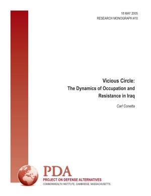 Vicious Circle: the Dynamics of Occupation and Resistance in Iraq
