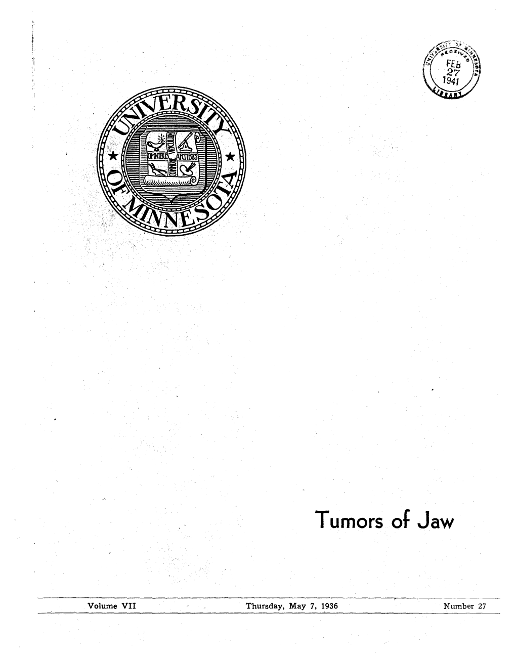 Tumors of Jaw