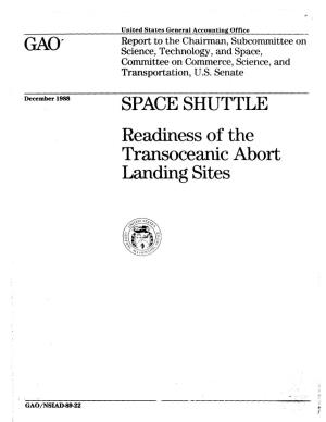 Readiness of the Transoceanic Abort Landing Sites
