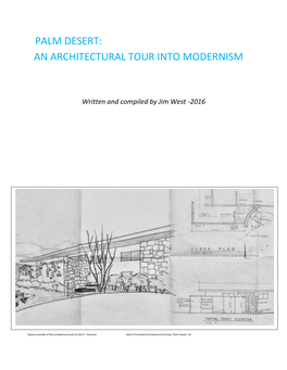 Palm Desert: an Architectural Tour Into Modernism