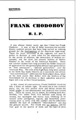 Frank Chodorov