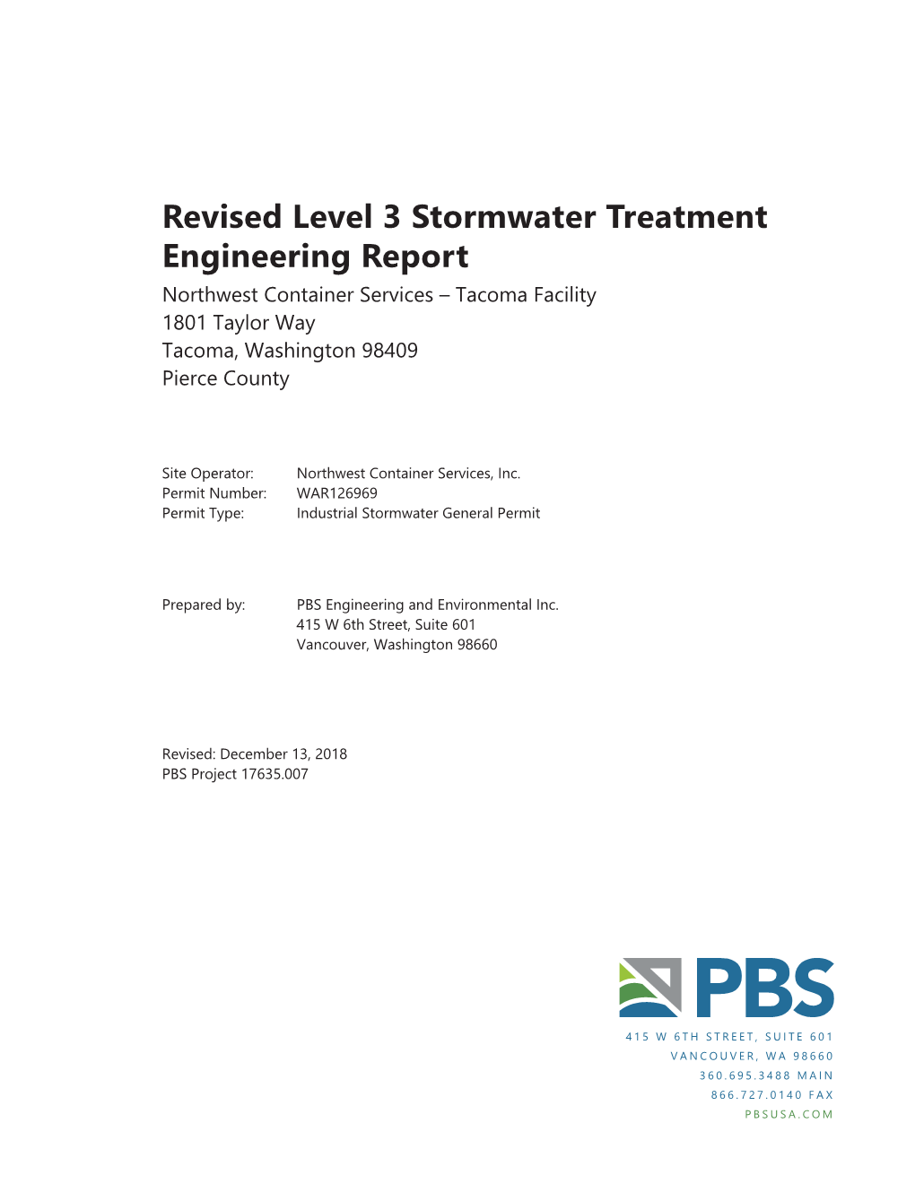 The Stormwater Management Stormfilter