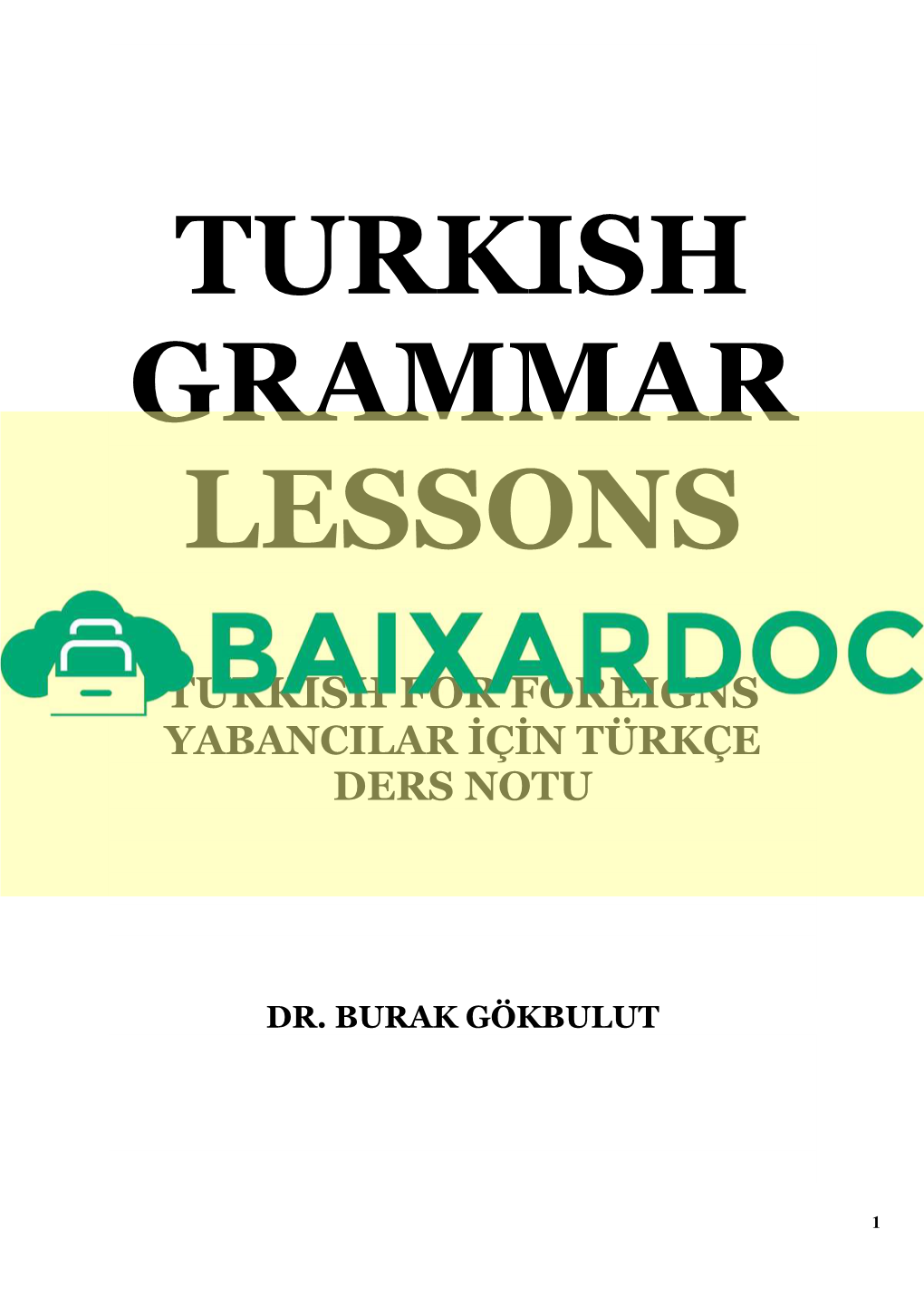Turkish Grammar Lessons
