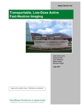 Transportable Low-Dose Active Fast-Neutron Imaging