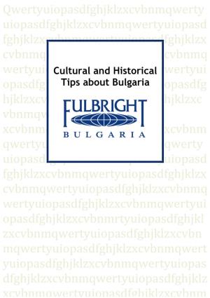 Cultural and Historical Tips About Bulgaria
