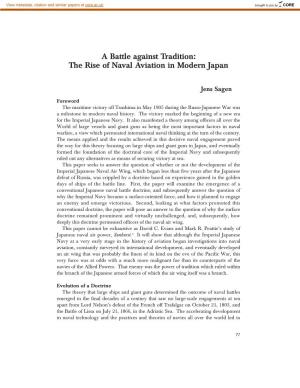 The Rise of Naval Aviation in Modern Japan