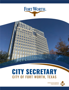 City Secretary City of Fort Worth, Texas