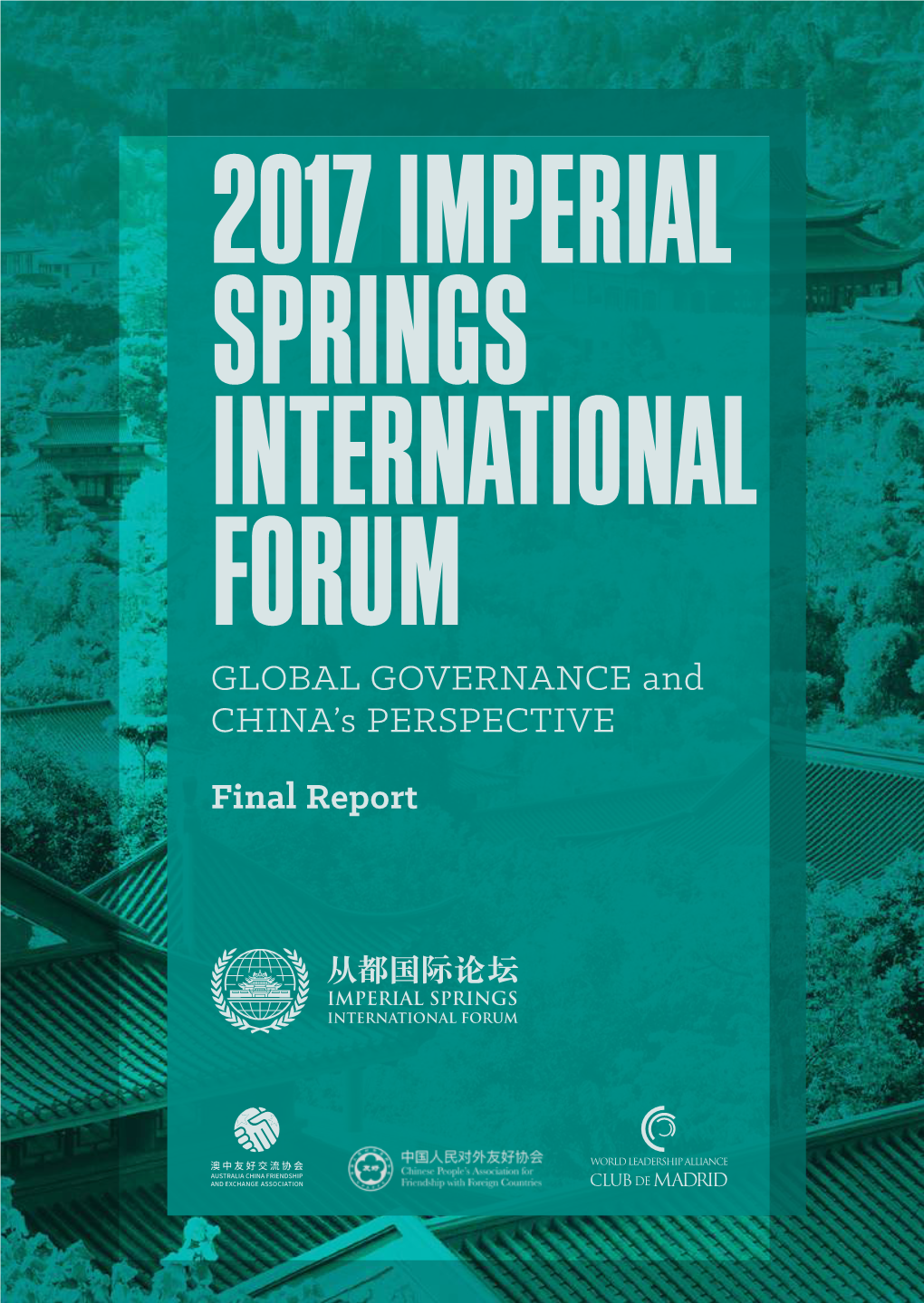 GLOBAL GOVERNANCE and CHINA's PERSPECTIVE Final Report