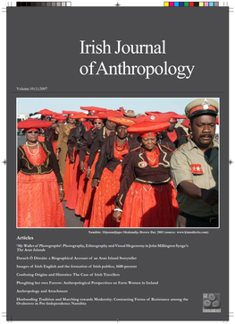 Irish Journal of Anthropology Volume 10 (1) 2007 Irish Journal of Anthropology