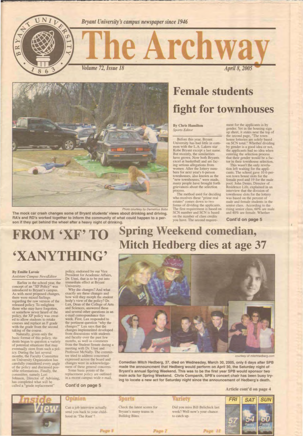 V. 72, Issue 18, April 8, 2005