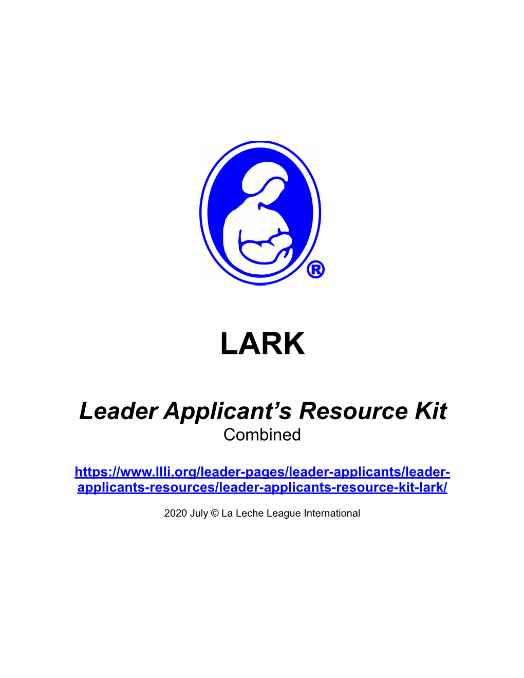 LARK Applicant Combined 2020 July