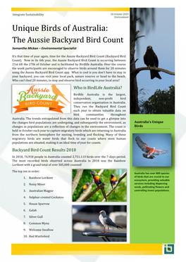 ISPL-Insight-Aussie-Backyard-Bird-Count