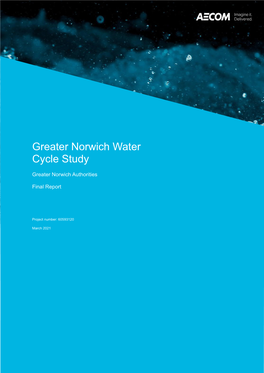 Water Cycle Study for GNLP (WCS)