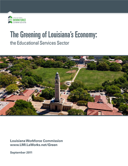 The Greening of Louisiana's Economy